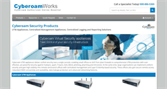 Desktop Screenshot of cyberoamworks.com
